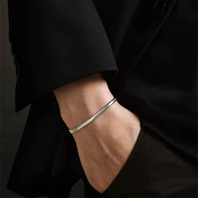 Pulseira Python Prata