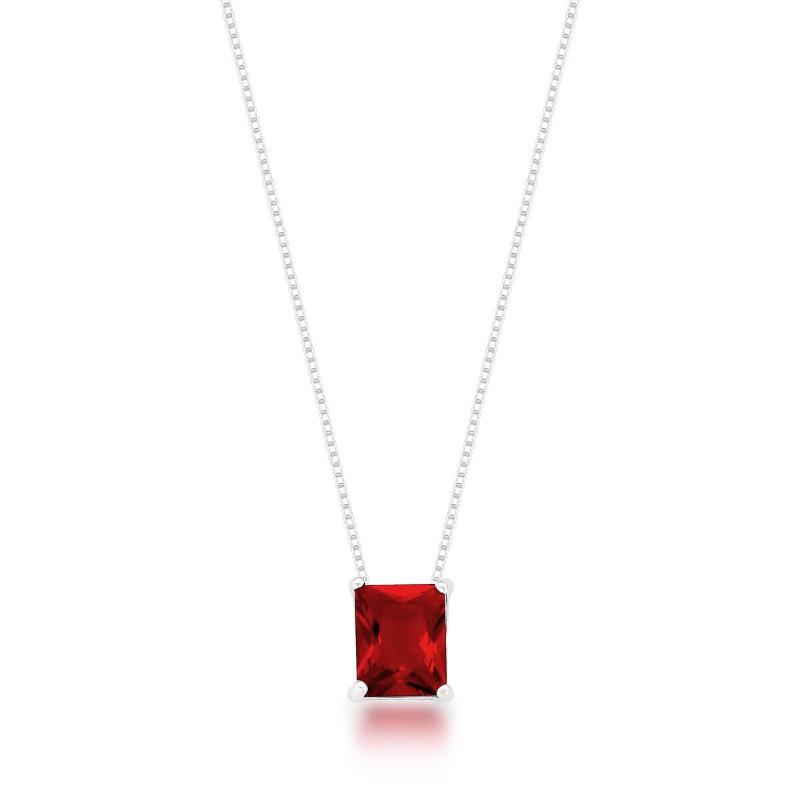 Colar Cristal Vermelho
