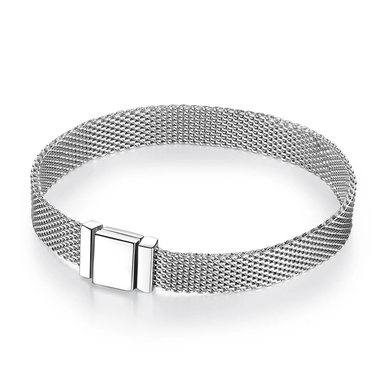 Pulseira Sizzle Flat Prata