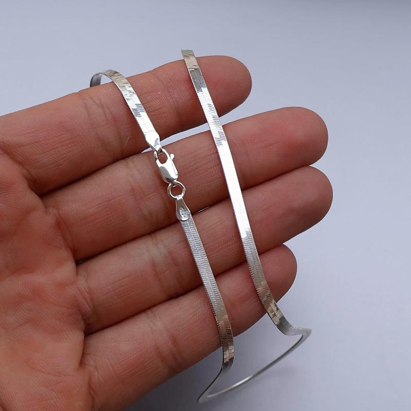 Corrente Plated Grossa Prata