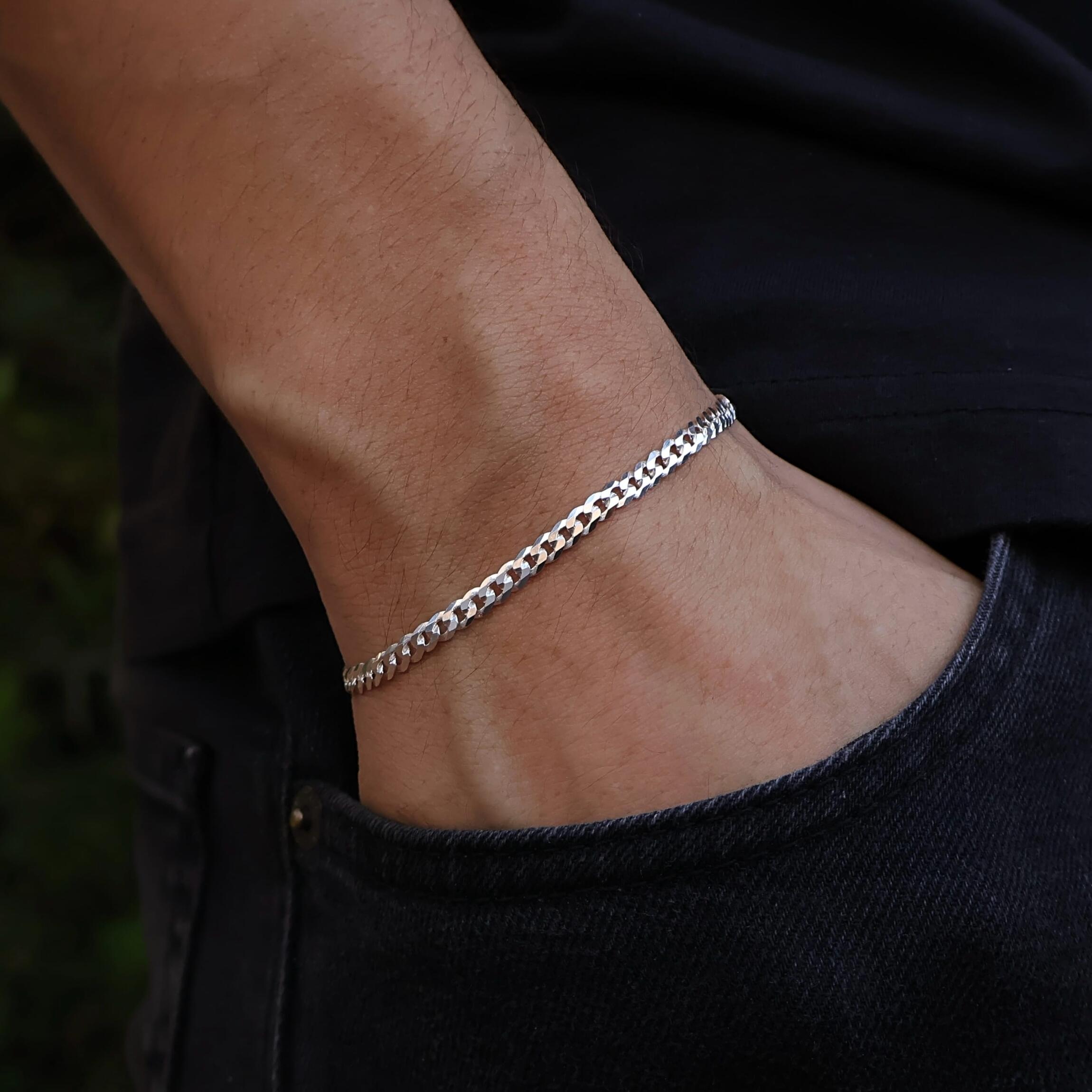 Pulseira Voyager Prata 4mm